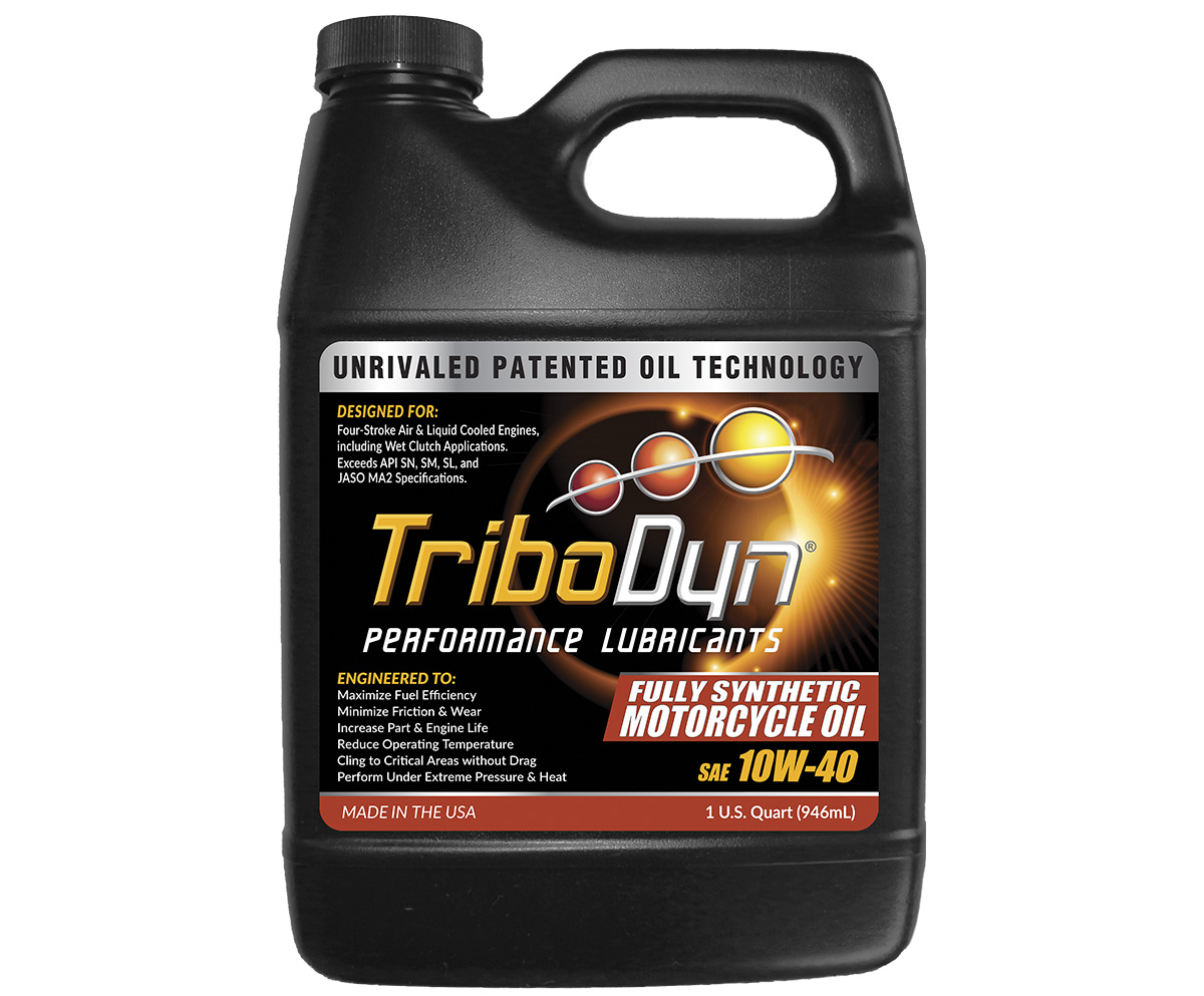 TriboDyn 10W-40 Fully Synthetic Motorcycle Oil