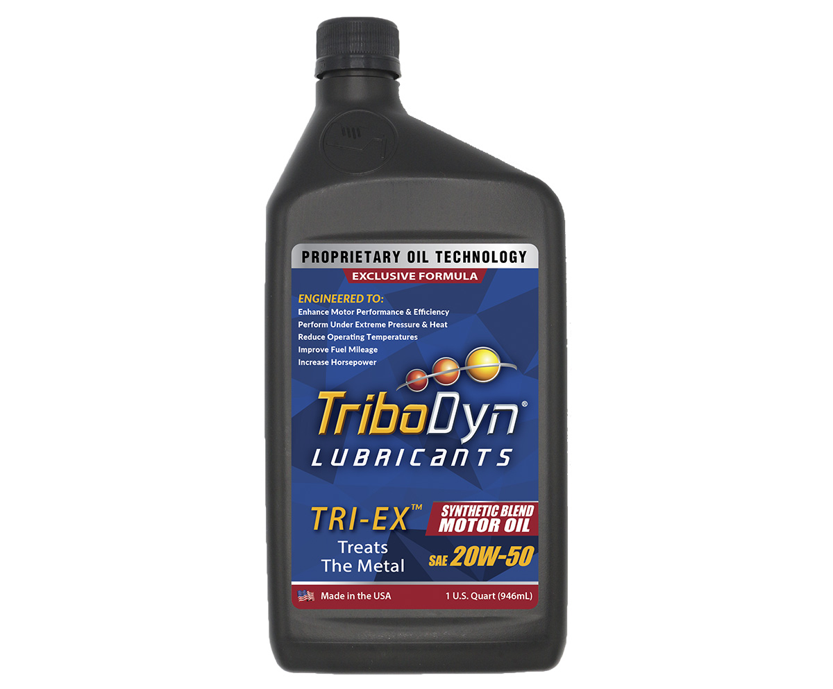TRI-EX 20W-50 Synthetic Blend Motor Oil