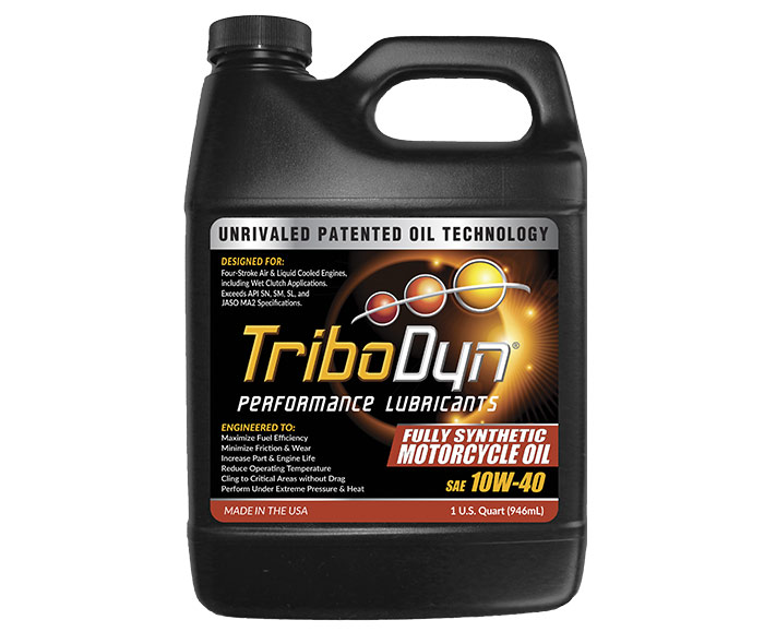 TriboDyn 10W-40 Fully Synthetic Motorcycle Oil
